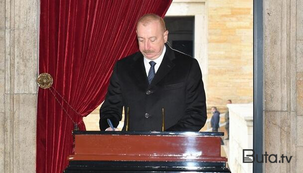  İlham Əliyev Atatürk haqda bu sözləri yazdı - Video  