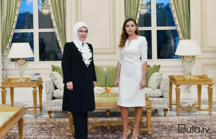  Mehriban Əliyeva Əminə Ərdoğanla görüşdü  