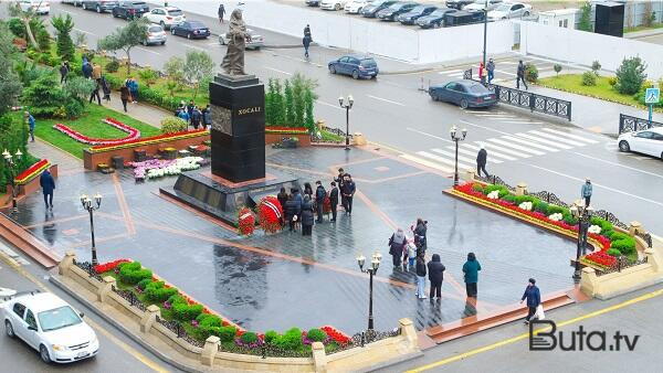  “Ana harayı”nın yerləşdiyi park abadlaşdırılır - Foto  