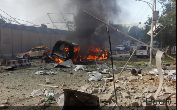  Kabildə avtobus partladıldı: ölənlər var  