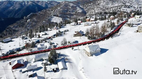  Sarıqamış şəhidləri 2200 metr yüksəklikdə anıldı - Foto  
