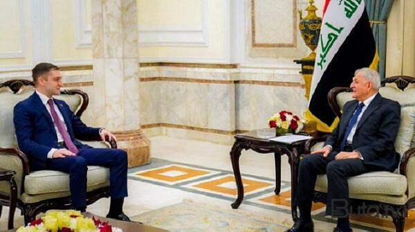  Azərbaycan səfiri İraq prezidenti ilə görüşdü - Foto  