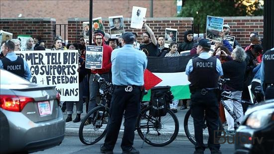  ABŞ-da Yəmənin bombalanmasına qarşı etiraz aksiyası  