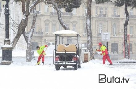  Bakıda sıfır dərəcəyə yaxın şaxta olub  