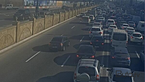  Bakıda qəza sıxlığa səbəb oldu  