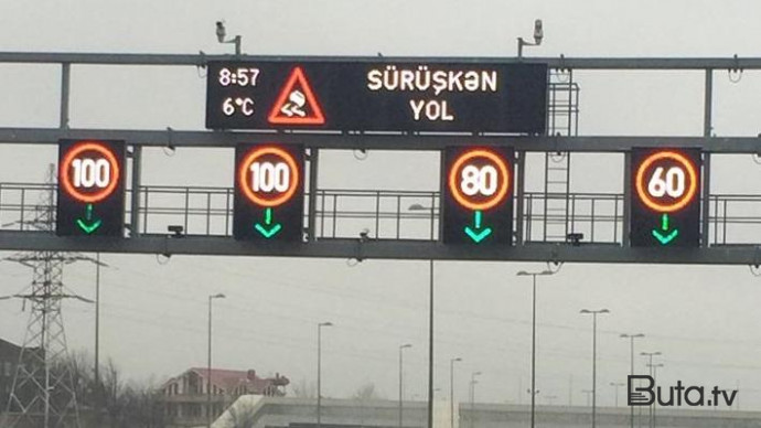  Bu yolda sürət həddi endirildi  