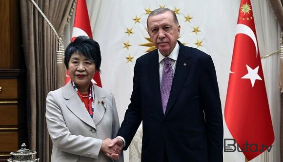  Ərdoğan Kamikava ilə görüşdü  