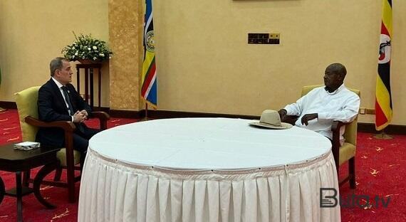  Ceyhun Bayramov Uqanda prezidenti ilə görüşdü  