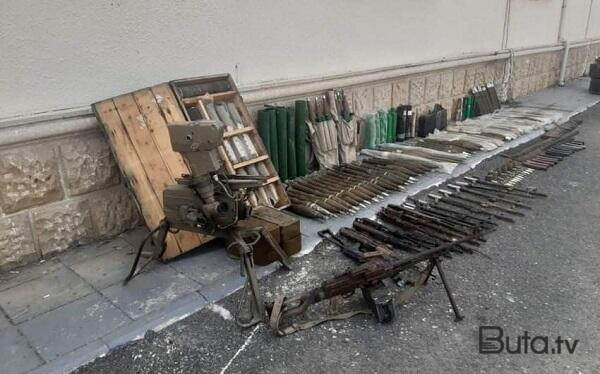  Xankəndidə silah-sursat tapıldı  