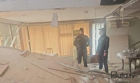  Bakıda mərasim evinin tavanı çökdü: xəsarət alanlar var - Foto  