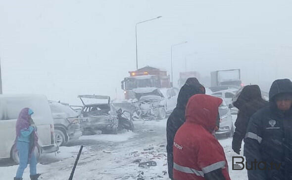  Qarlı hava yol qəzalarına səbəb oldu - Foto  