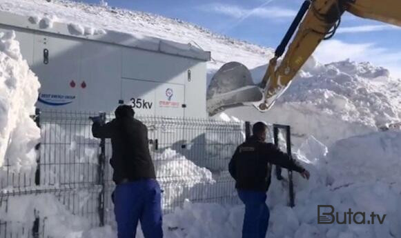  Kəlbəcərdə transformatorlar qarın altında qaldı - Video  