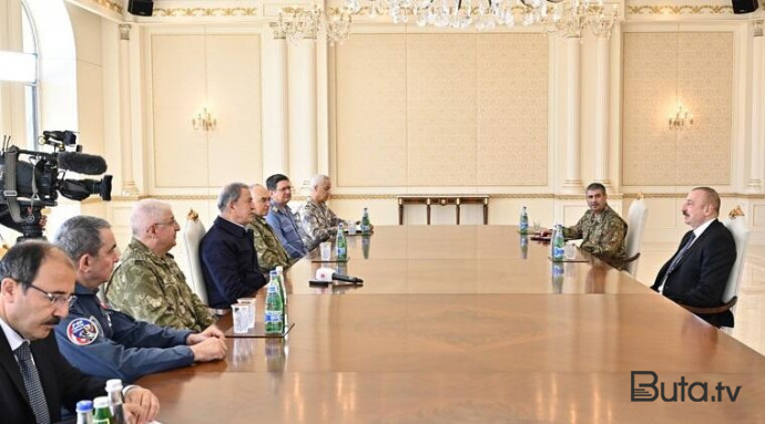  İlham Əliyev Hulusi Akarı qəbul etdi  