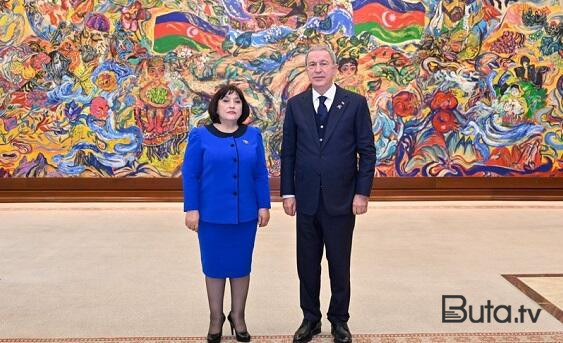  Sahibə Qafarova Akarla görüşdü  