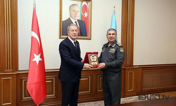  Zakir Həsənov Hulusi Akarla görüşdü  