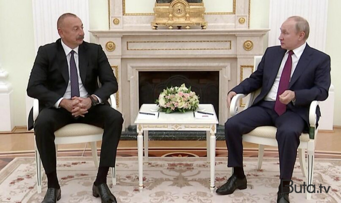  Əliyevlə Putinin görüşü keçirilir  