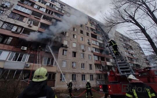  Ukrayna PUA-sı yaşayış binasını vurdu: ölənlər var  