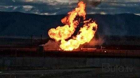  İstanbulda təbii qaz xəttində güclü partlayış - Video  