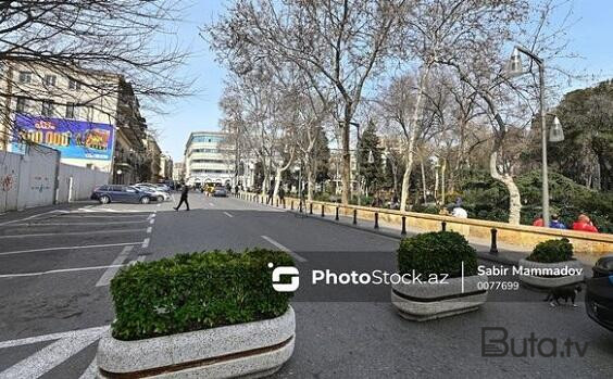  Xaqani bağının ətrafında yol buna görə bağlandı  