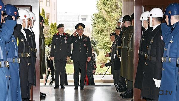  Zakir Həsənov Türkiyənin Baş Qərargah rəisi görüşdü - Foto  