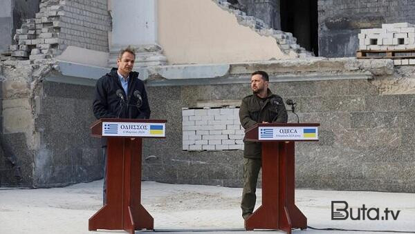  Rusiya Zelenski ilə Miçotakisin görüşü zamanı Odessanı vurdu  