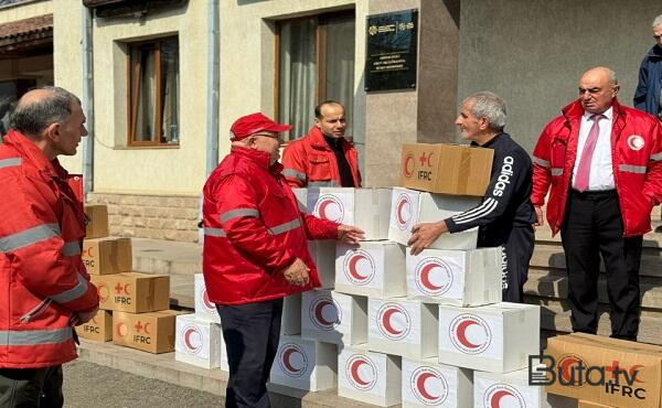  AzQAC Xankəndidə ermənilərə ərzaq apardı - Foto  