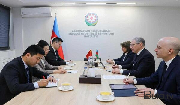  Çin səfiri ilə COP29-a hazırlıq müzakirə olundu  