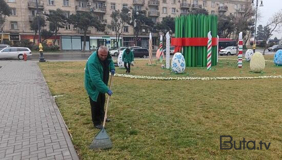  Xətai rayonunda iməcilik keçirilir - Foto  