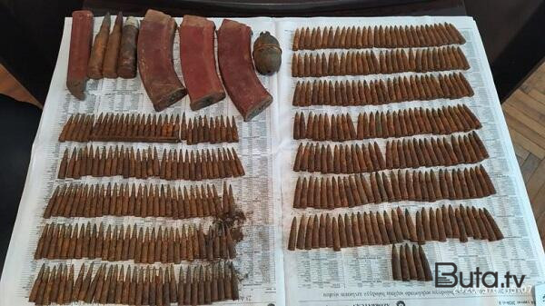  Xırdalanda külli miqdarda sursat tapıldı - Video  