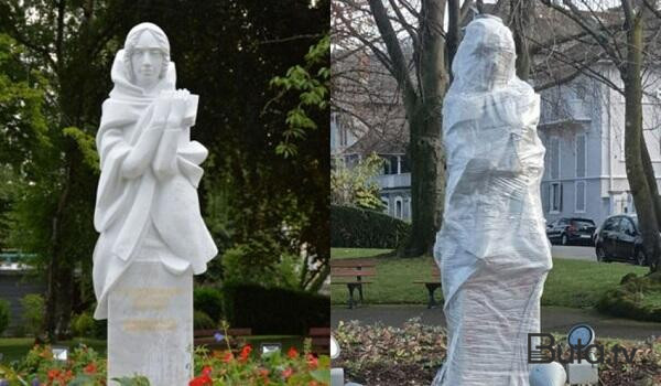  Natəvanın büstünü təhqir etdilər, terrorçuya heykəl qoydular  