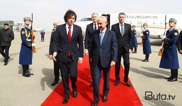  İrakli Kobaxidze Azərbaycana gəldi  