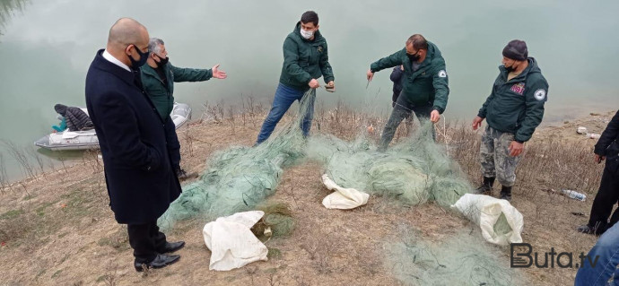  Kürdə qanunsuz balıq ovlayan şəxs tutuldu  