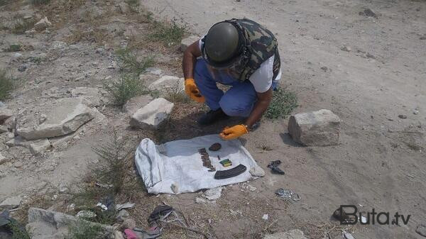  Şüvəlanda qumbara və partladıcılar tapıldı - Video  