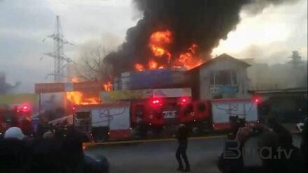  Tiflisdə Cümə məscidində yanğın  