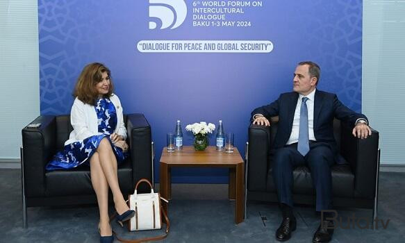  Ceyhun Bayramov Qabriela Ramosla görüşdü  