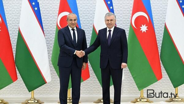  Cabbarov Özbəkistan prezidenti ilə görüşdü - Foto  