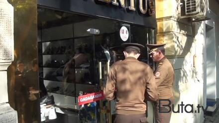  Yanğın təhlükəli obyektin fəaliyyəti dayandırıldı - Video  