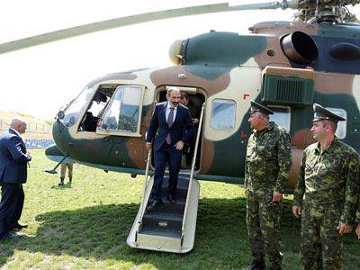  Paşinyanın helikopteri məcburi eniş etdi  