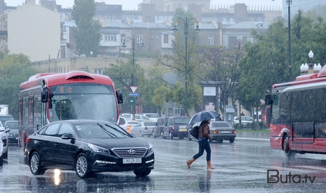  Bakıya leysan yağacaq – Xəbərdarlıq  