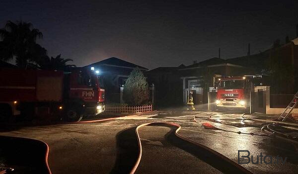  Bakıda güclü yanan obyekt məşhur otel imiş  