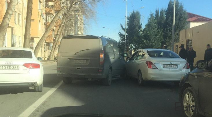  Sumqayıt-Bakı yolunda zəncirvari qəza: 6 maşın... - Video  