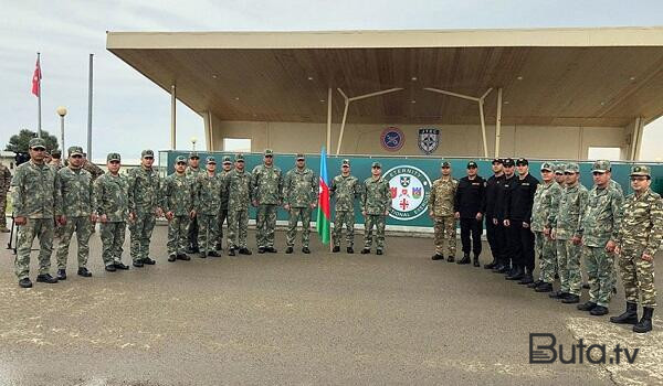  Gürcüstanda hərbçilərin komanda təlimi başladı - Foto  