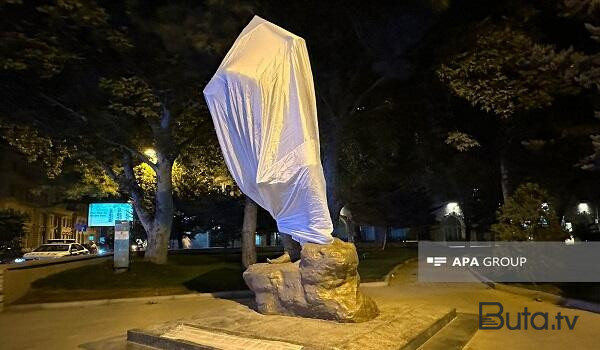  Bakıda Aşıq Ələsgərin heykəli ucaldıldı - Foto  