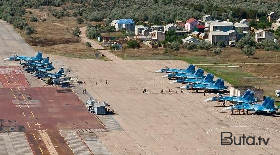  Rusiyanın hərbi aerodromuna hücum edildi - Video  