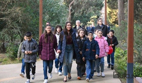  Leyla Əliyeva Mərkəzi Nəbatat bağında - Foto  