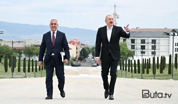  İlham Əliyev Xankəndidə Zəfər parkında - Foto  