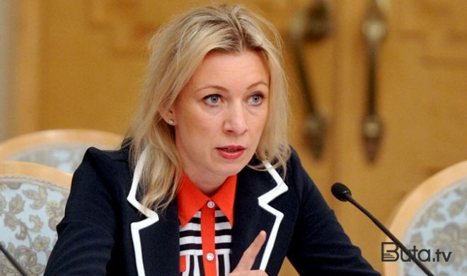  Zaxarova erməni jurnalisti biabır etdi: Bu, artıq küfrdür!  