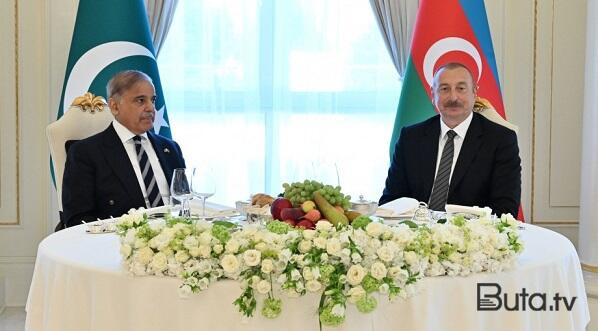  İlham Əliyev və Şahbaz Şərif birgə nahar etdi  