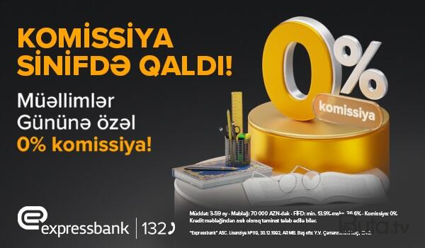 Müəllimlər üçün komissiyasız kredit  