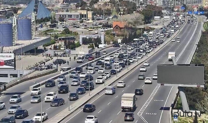  Bakıda böyük sıxlığın səbəbi açıqlandı - Foto  